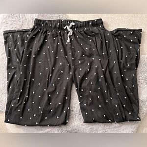 Black Polka Dot Lounge Pants
